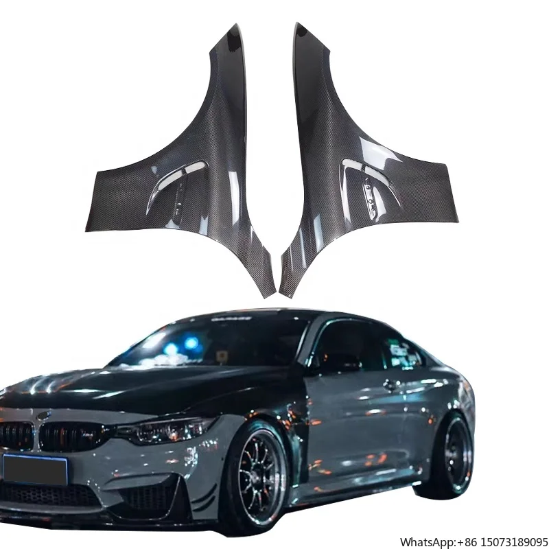 

Customized OEM Style Car Front Side Carbon Fiber Fenders for F80 M3 F82 M4 2015 2016 2017 2018 Carbon Fender Bodykit Upade