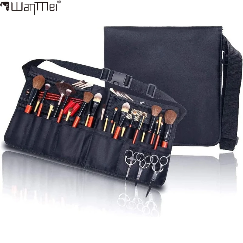 Makeup Artist Waist Pack Portable Cosmetic Brush Organizer Bag Multifunctional Drama Crew On-the-Go Makeup Repair Storage Pouch