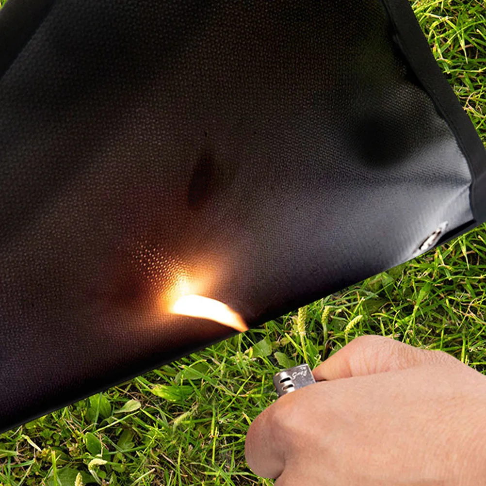 Coperta ignifuga durevole Isolamento portatile resistente al calore per camino Griglia da campeggio Coperta antincendio per uso di emergenza