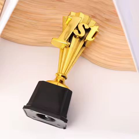 Champion 1st Place Trophy Award For Sports Tournaments Funny Gold Trophies For Adults Kids Competitions Prize