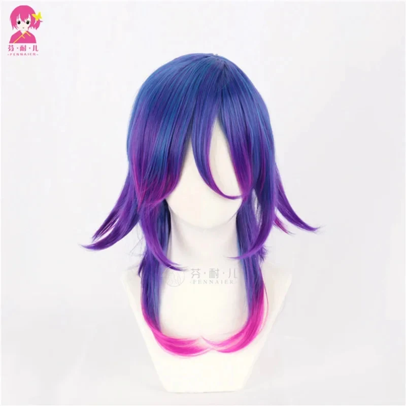Pelucas de Cosplay LOL Neeko 2026, peluca de Cosplay del juego The Curious Chameleon, pelo sintético resistente al calor, Perucas Cosplay CR1OA
