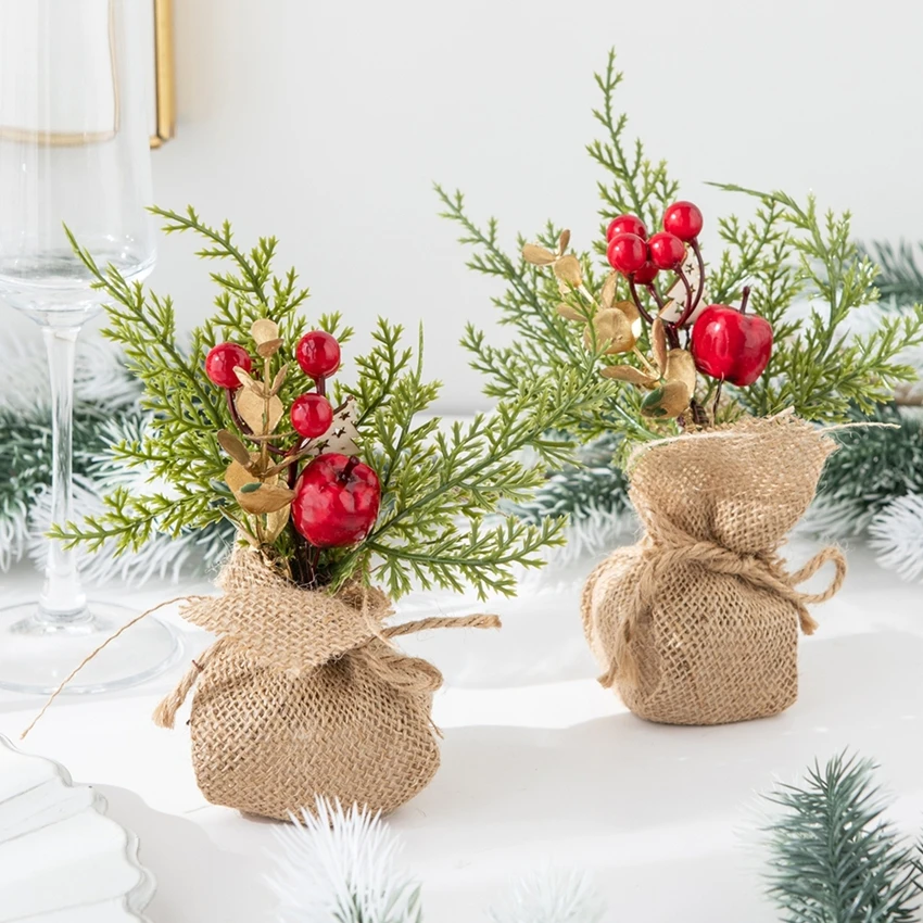 نباتات اصطناعية زهور منزلية لغرف سالا مهرجان ديكور جميل في الهواء الطلق حديقة الزفاف أشجار عيد الميلاد إكليل هدايا عيد الميلاد ذاتية الصنع