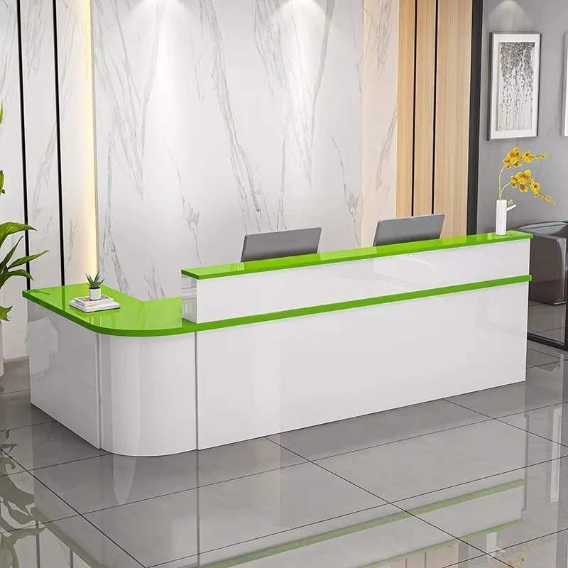 

Modern Aesthetic Reception Desks Simple Company Executive Luxury Reception Desks Beauty Unique Mostrador Commercial Furniture