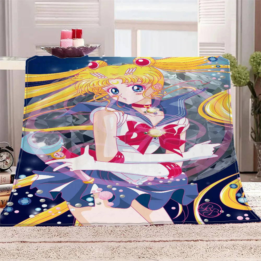 Hairy Blankets for Bed Blankets for Adults S-sailor Moon Character Blanket Throw Bed Blanket 150cm X 200cm Microfiber Bedding