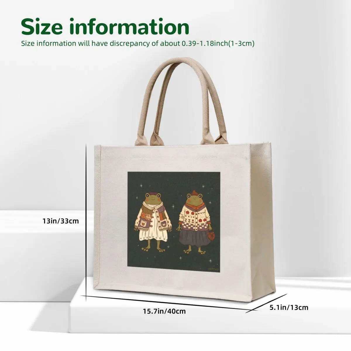 Frog Fashion is What I Dream About at Night Tote Bag large tote bag shopping bag Gift Candy bags