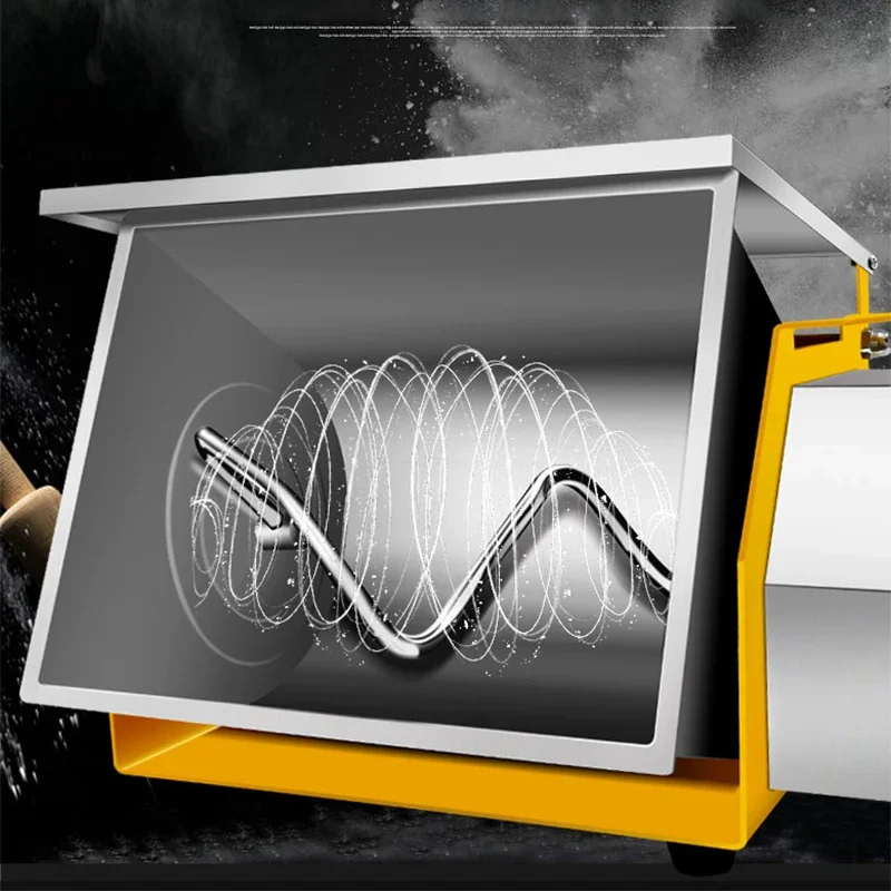 Pétrin à pâte électrique en acier inoxydable, machine à pétrir, centre commercial, centre commercial de farine, pâtes, arrête alimentaire, exécutif, 3kg, JXR