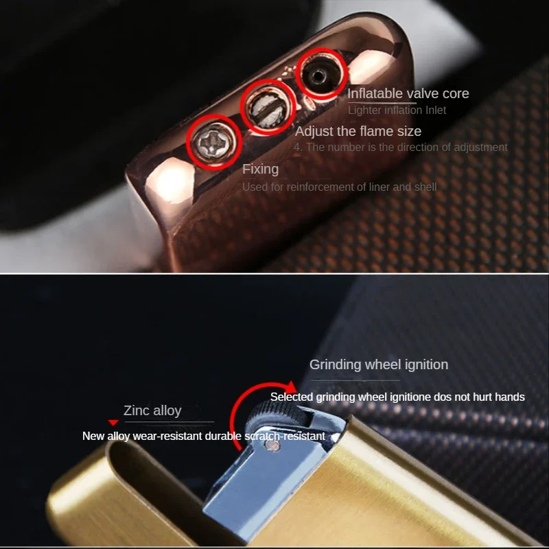 Butane Lighter Smoking Accessories, Cool Torch Fire Flame, Flint Inflation, Gas Mini Liquid, Cigarette Lighters, Gifts For Men
