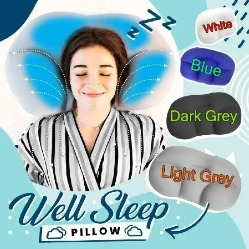 

Egg Pillow Baby Sleep Orthopedic Sleep Neck Pillow Full Round Cloud Pillow Soft Breathable 3D Ergometer Sleep Pillow Neck Pillow