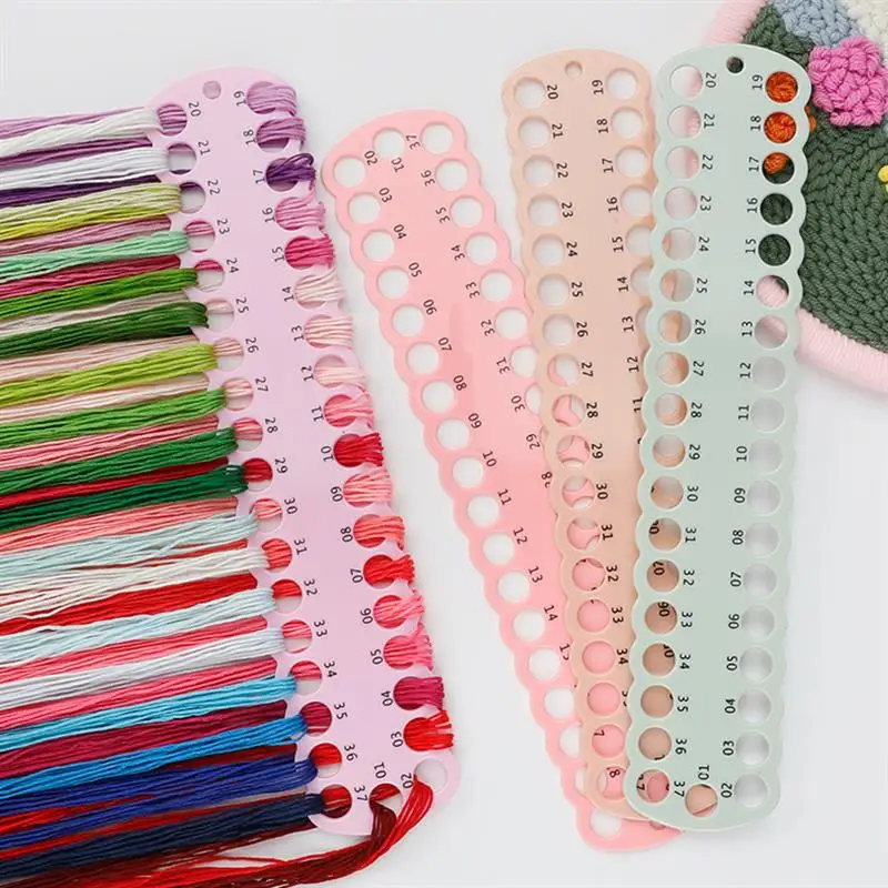 刺繍糸ボードプラスチッククロスステッチスプール収納ボードカードオーガナイザーホルダー縫製ツール DIY 縫製収納