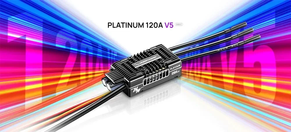 

HOBBYWING Platinum 120A V5 3-8S LiPo Бесщеточный ESC для радиоуправляемой модели самолета с дистанционным управлением Вертолет с неподвижным крылом