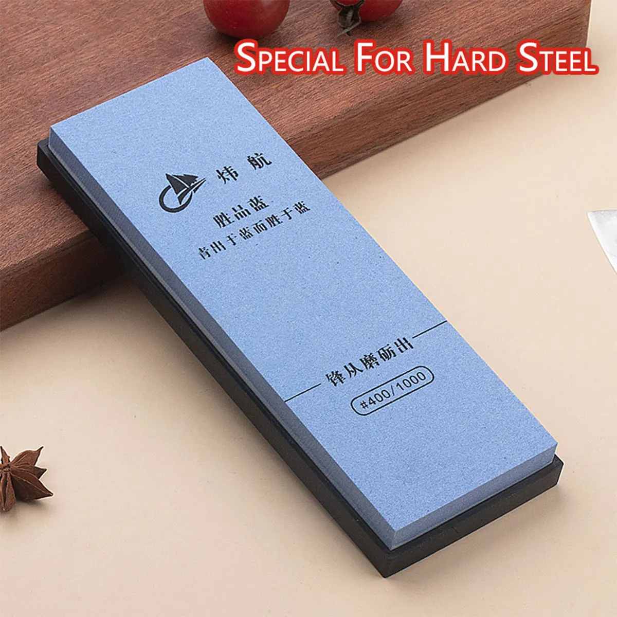 

Точилка для ножей из белого плавленого глинозема, профессиональные двусторонние точильные камни для заточки ножей # Полировальный камень 400/1000