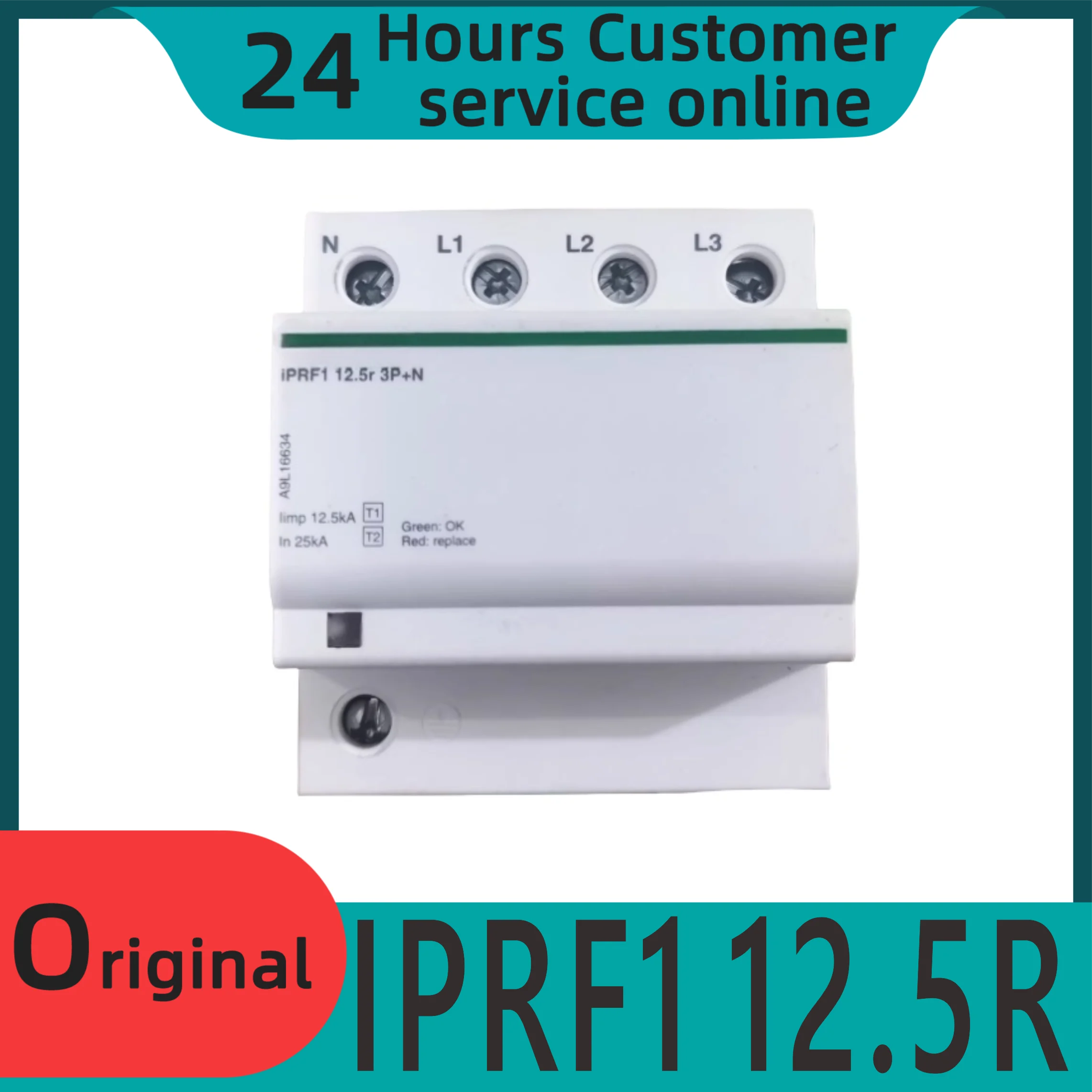 

New original surge protector A9L16634 IPRF1 12.5R 12.5KA 3P+N