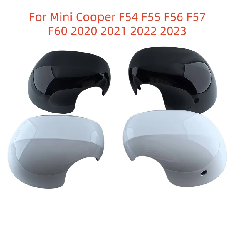 

For Mini Cooper F54 F55 F56 F57 F60 2020 2021 2022 2023Auto Replacement Left Right Rear Mirror Cover Shell Cap Housing nwe
