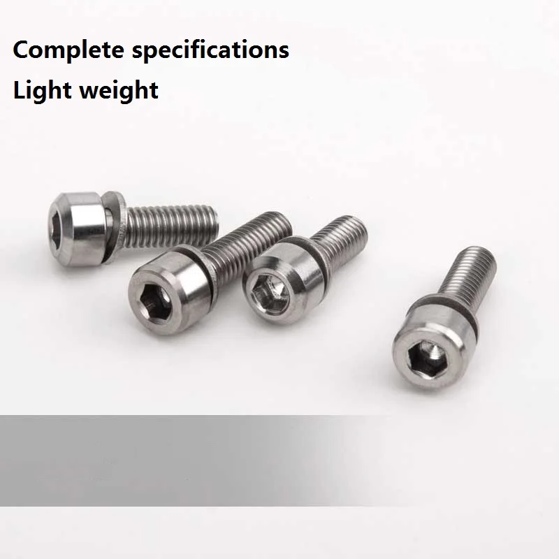 TC4 Titanium alloy screws, Handle screws, Mountain road bicycles, Faucet screws, M5*10 M5*12 M5*14 M5*18 M6*18 M6*30