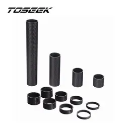 Carbon Fiber Washer 28.6mm Bike Front Forks Spacer 5mm 10mm 15mm 20mm - 100mm Bicycle Headset Washers 1-1/8 