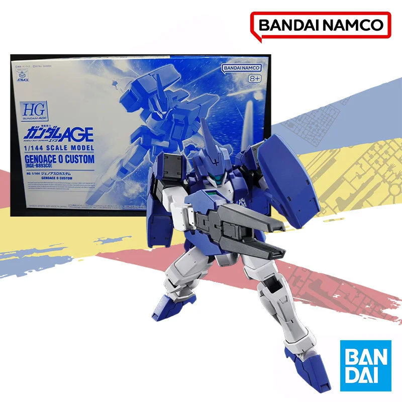 

Bandai Original Genuine In shock HG GUNDAM AGE 1/144 GENOACE O CUSTOM RGE-B893CO Collectible Model Ornaments Toy Children's Gift