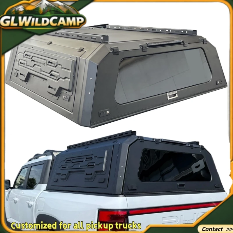 For BYD Shark 6 Ute Short Bed Camper Pickup Cap Truck Topper Storage Hardtop Aluminium&Steel Canopy