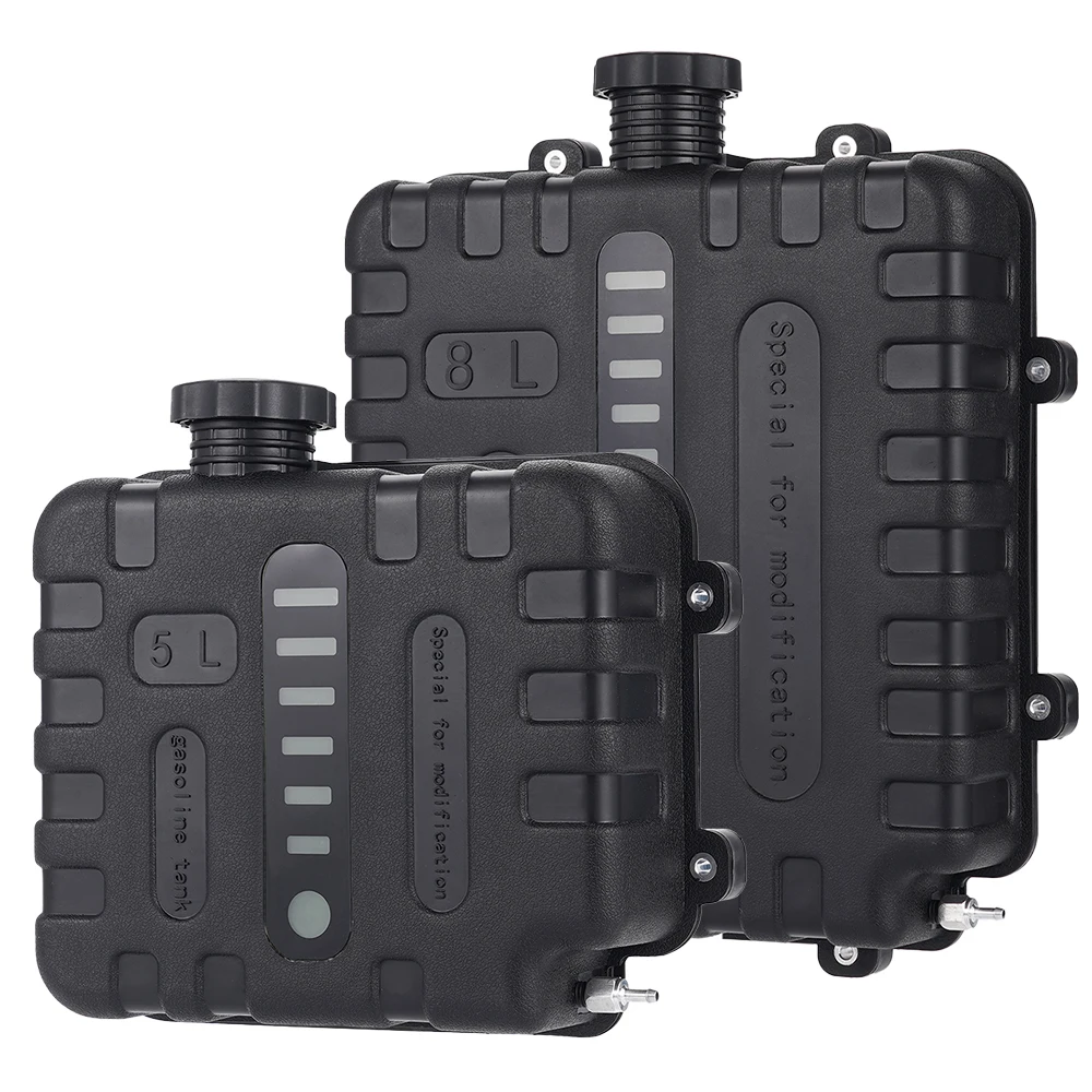 5L/8L Visual Thickened Fuel Tank Leak-proof Anti-static Engineering Plastic Fuel Level Scale,for RVs/Cars/Boats/Parking Heater