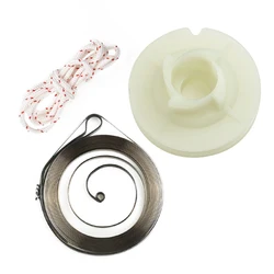 Recoil Starter Pulley Spring Repair Kit For Zenoah G2500 Chinese 2500 25cc Chainsaw Chain Saw Spare Spring Pulley Rope Tool Part