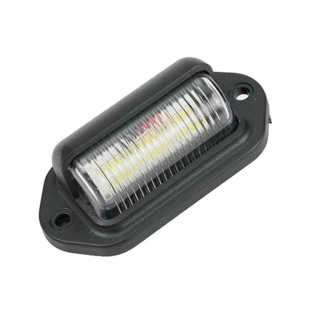 Boat License Plate Light Accessories Car Lamp Parts Trailer Waterproof With Screws Plastic Super bright Truck White Useful