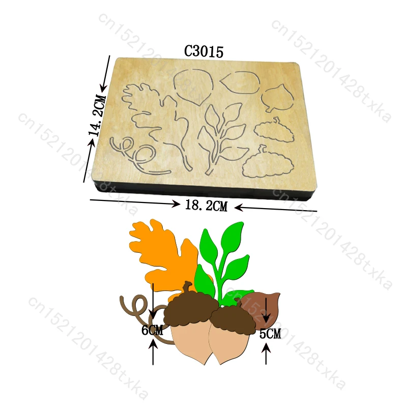 

Деревянная матрица Pinecone для скрапбукинга, вырубные штампы, C3015, новая, несколько размеров