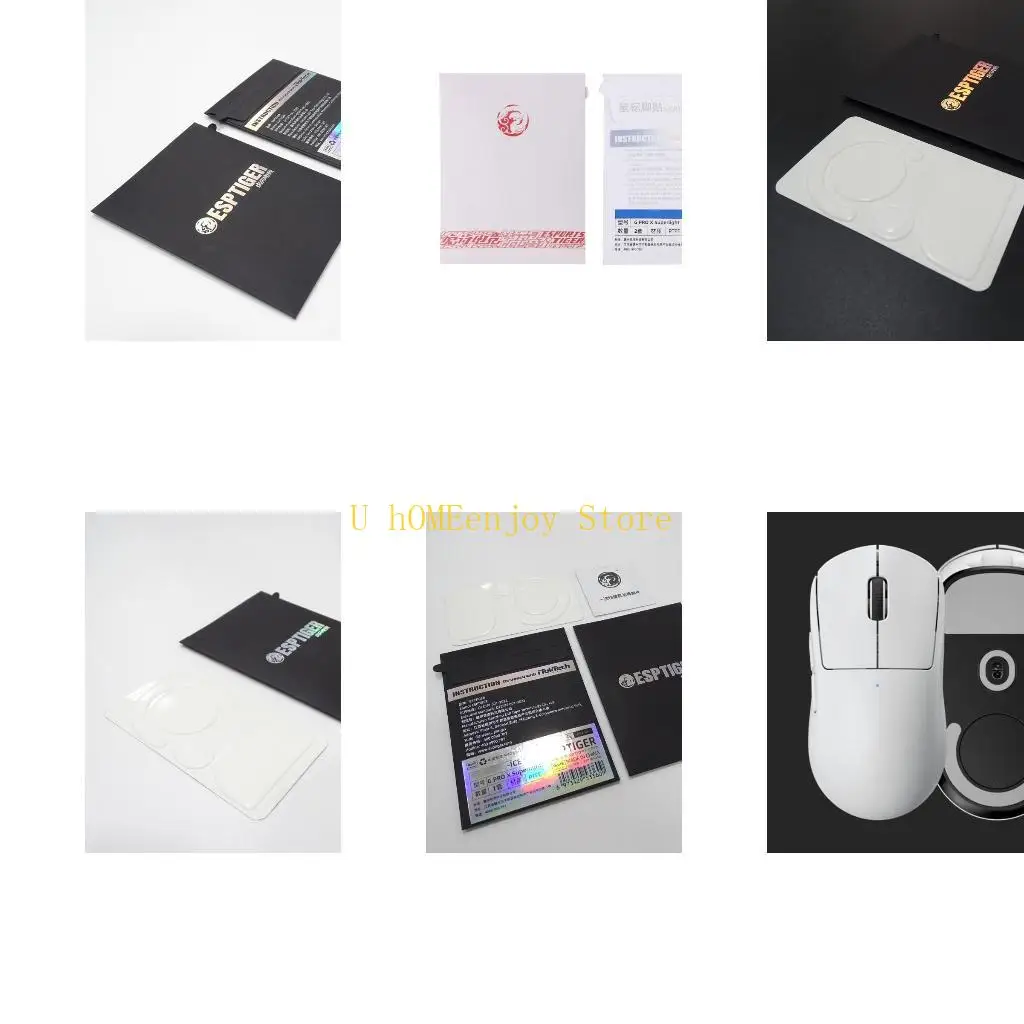 

B0KF Esports Mouse Feet Sticker Mouse Glides Replacement Mouse Feet for G X Superlight Mouse