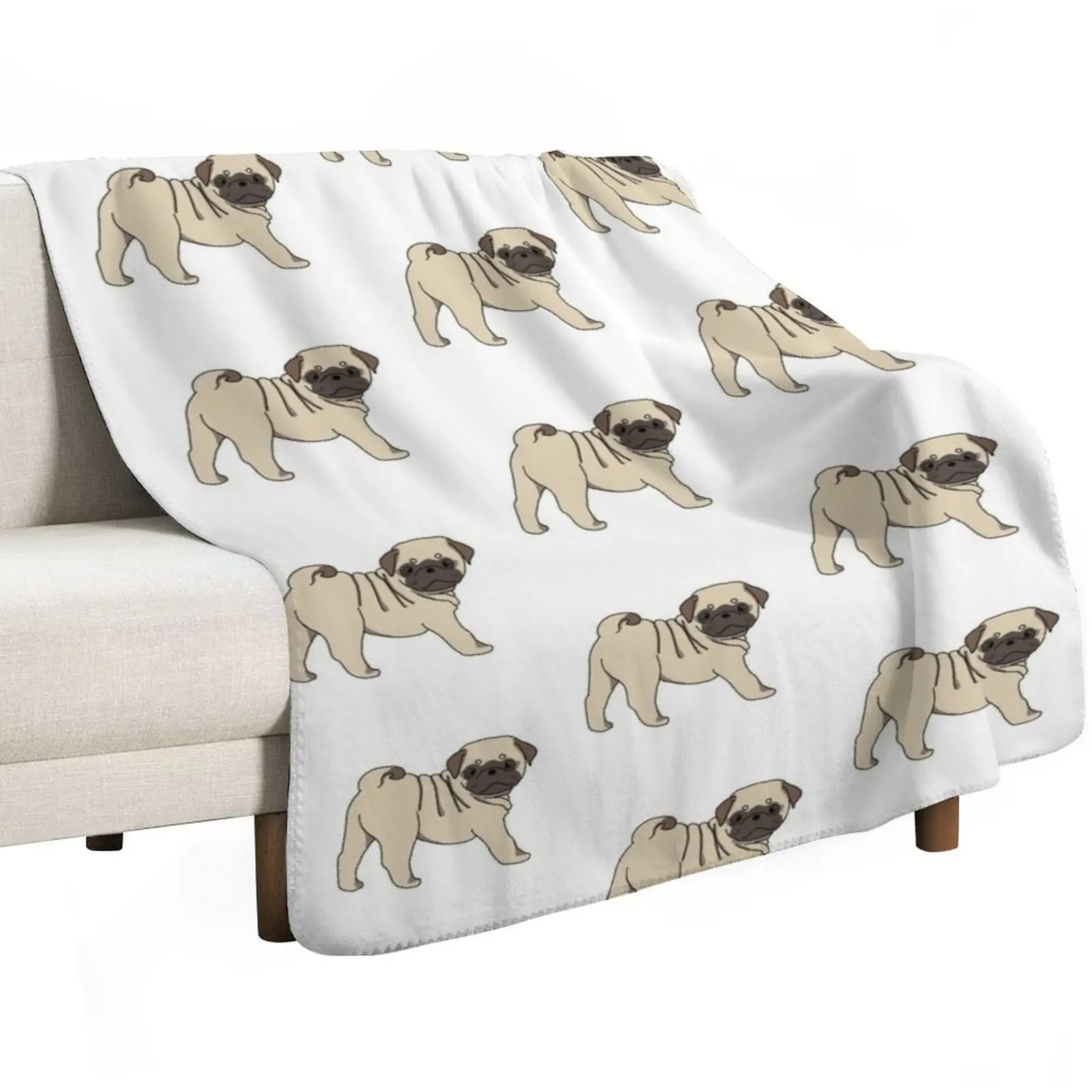 Adorable Pug Throw Blanket Thermals For Travel Luxury Brand Personalized Gift Shaggy Luxury St Hairys Blankets