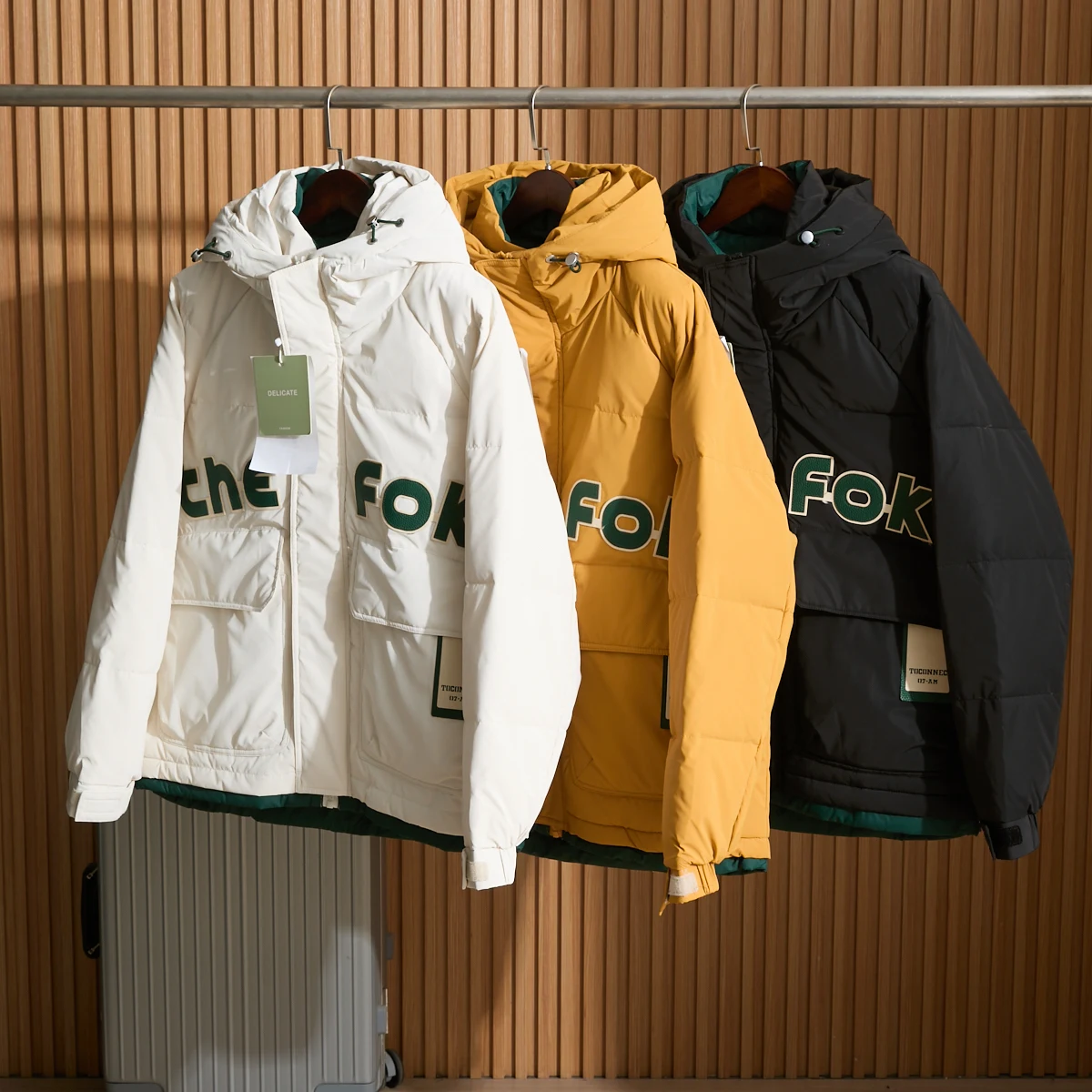 

Мужская пуховая куртка с капюшоном, теплая, модная, осенне-зимняя, новинка, стандартная длина, городской стиль