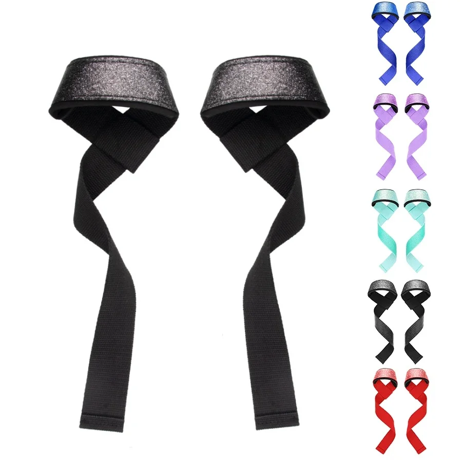 Nieuwe Shiny Brace Wrap Fitness Lifting Polsband Crossfit Bodybuilding Ondersteuning Kettlebell Halter Gewichten Grip Band Sterkte