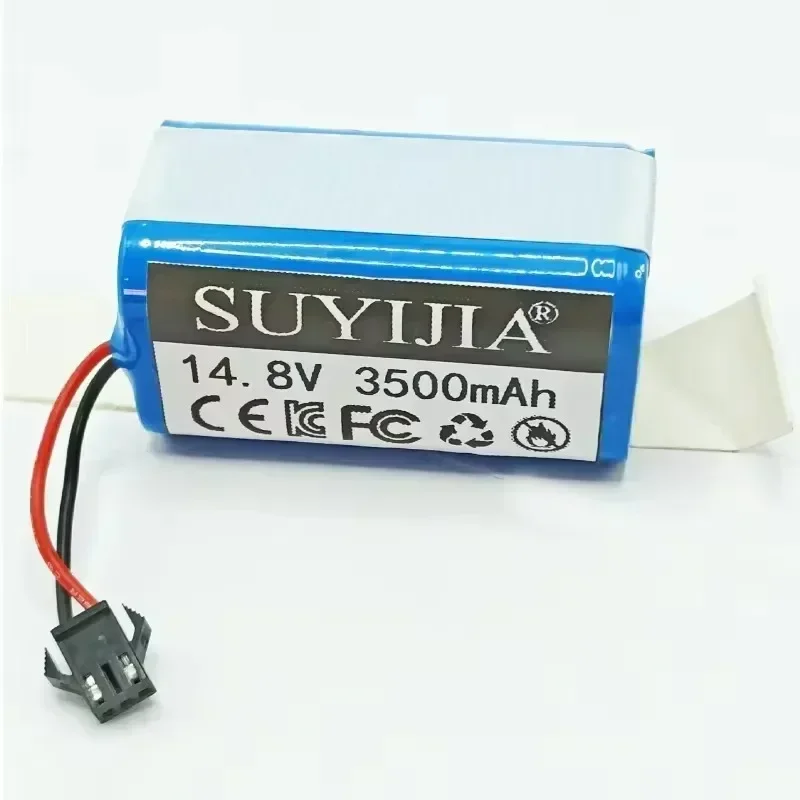 New 4S1P 18650 14.8V Rechargeable Lithium Battery 3500mAh for ILIFE A4s A6 V7s Plus A9s W400 Robot Vacuum Cleaner INR18650 M26