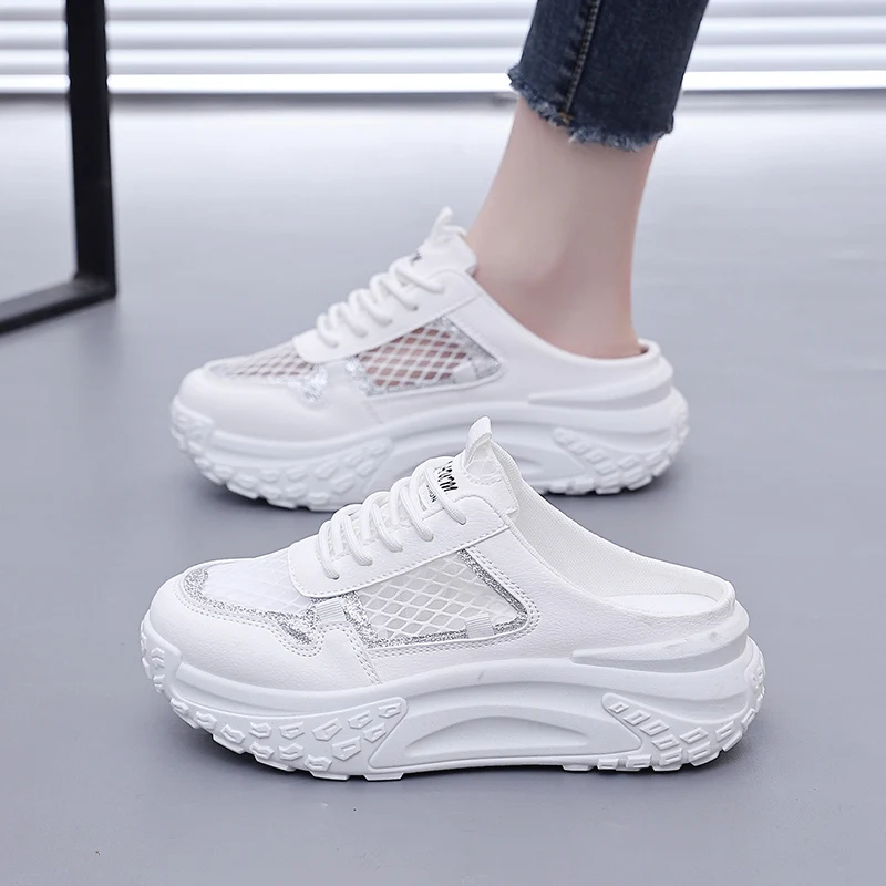 

Bath Home Dual Purpose Women Flat Sandals Anti Slip Waterproof Outsole Safe on Wet Bathroom Floors Indoor and Outdoor Walking