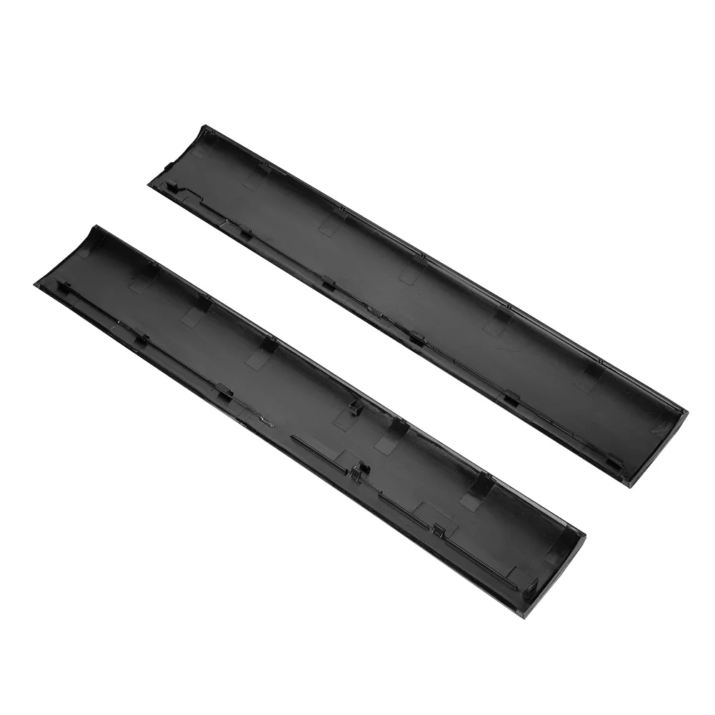 Cover per piastra frontale sinistra e destra per PS3 Slim Custodia nera sostitutiva per piastra frontale sinistra e destra per console Sony PS3 Slim