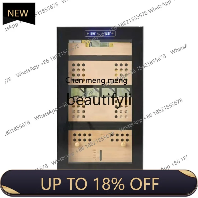

Z189 Constant Temperature Moisturizing Small Household Intelligent Compressor Single Door Solid Wood Cabinet