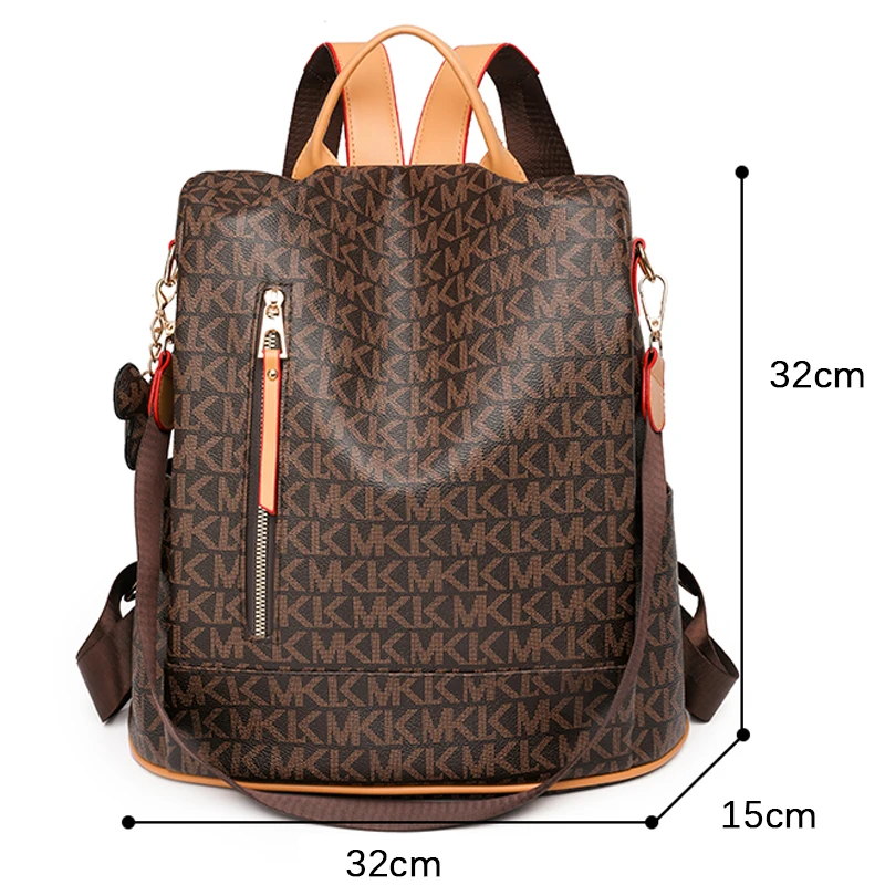 2024 Women Fashion Designer Anti-theft Backpacks School Girls Schoolbag Large Capacity Brand Travel Backpack Quality Mochilas