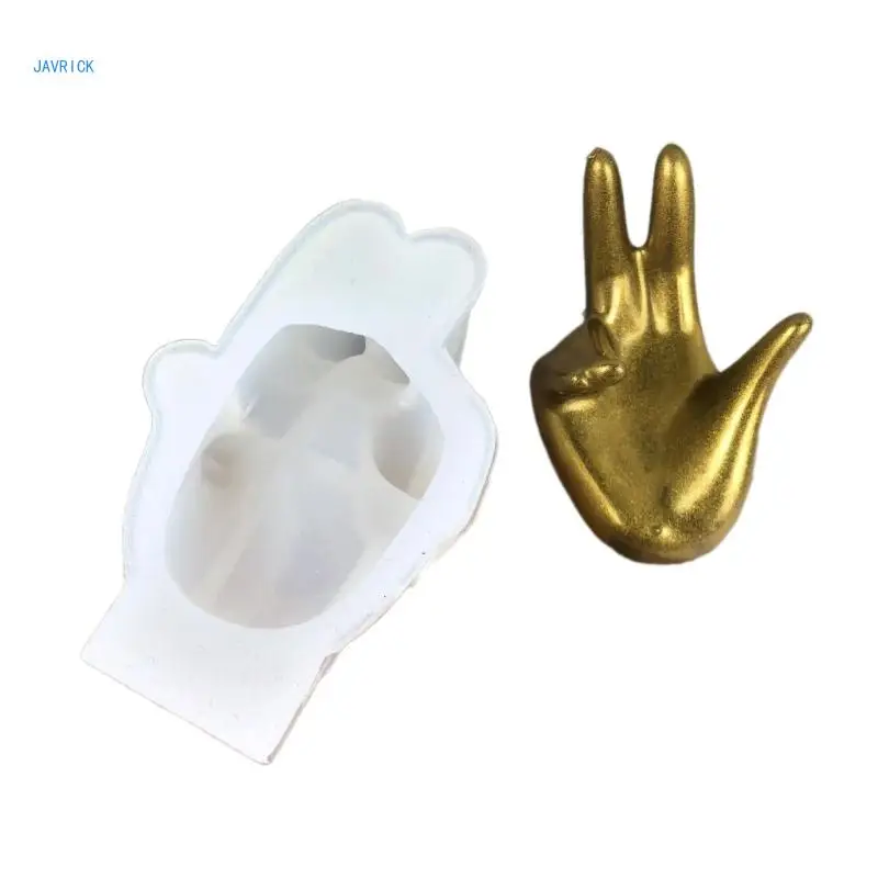 

Jewelry Display Storage Resin Mold Hand Tray Shape Mold for Rings Display Unique Palms Jewelry Tray Silicone Mold DIY