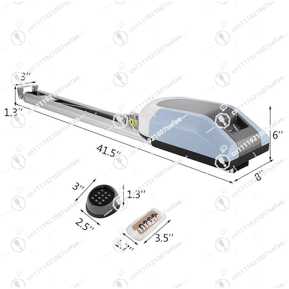 Sectional garage door opener/automatic garage door opener with Wi-Fi capability
