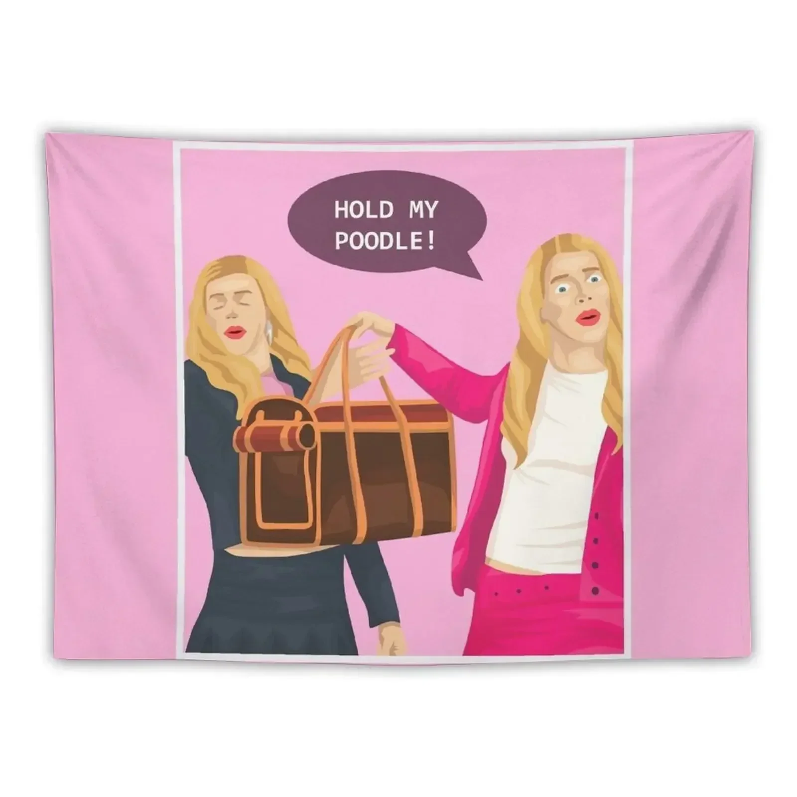 

Hold my poodle Tapestry Wall Coverings House Decoration Tapestry