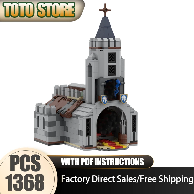 

Castle Model Moc Building Bricks 3in1 - Medieval buildings pack 1 Model Technology Modular Block Toys DIY Assembly Set Gifts