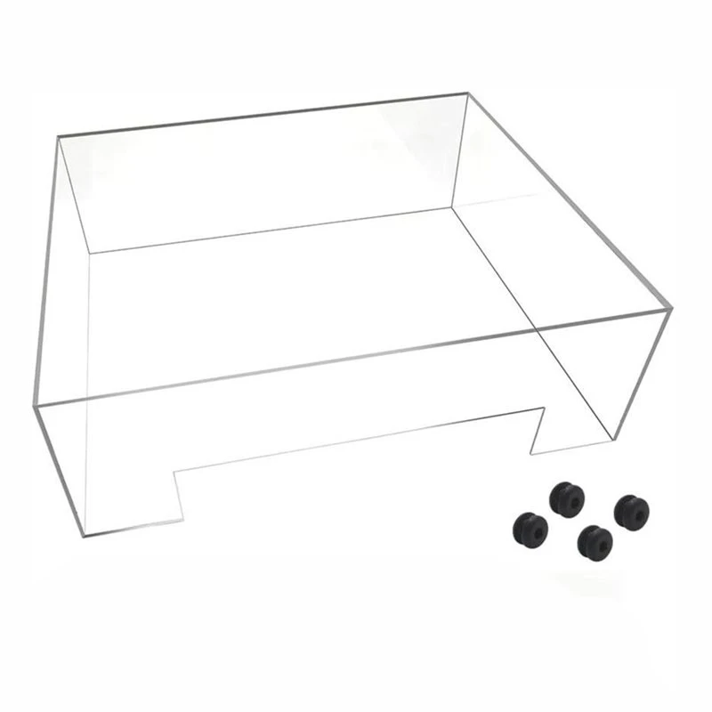 A76I-Universal Dust Cover For Turntables- Clear Acrylic Protective Lid, Fits For Most Record Players Protector