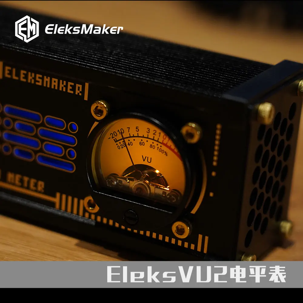 Eleksmaker Eleksvu2 level meter, pickup meter, pickup lamp, RGB light level, voice controller, VU meter head with backlight