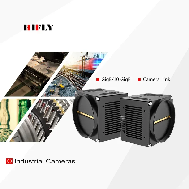 HIFLY Machine Vision Inspection 16K Color 72kHz CMOS 10gige High Speed Industrial Solution Line Scan Camera