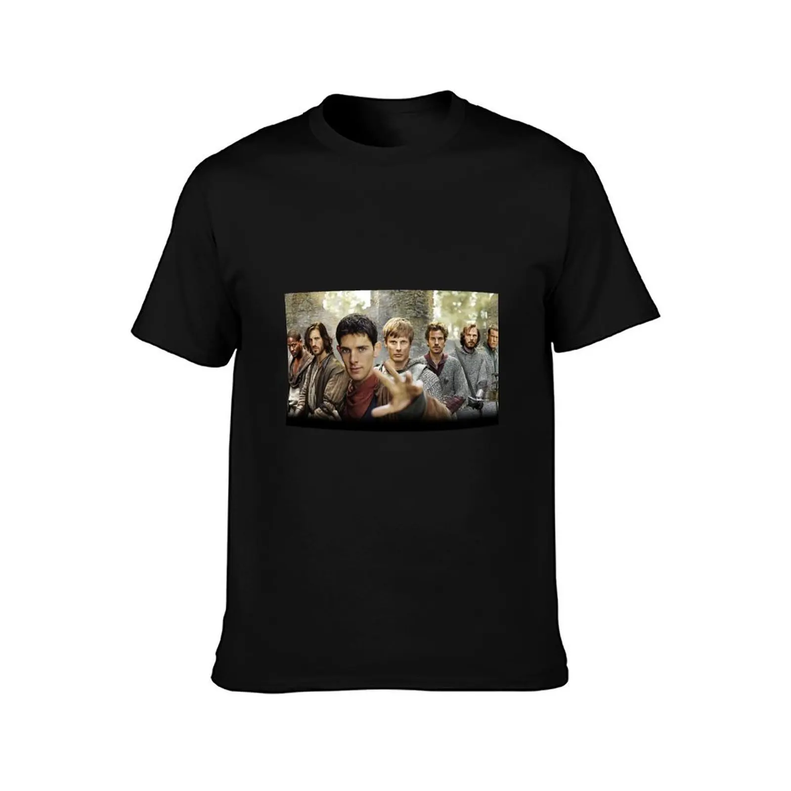Merlin BBC T-Shirt Casual All Match Short Sleeve T-Shirt