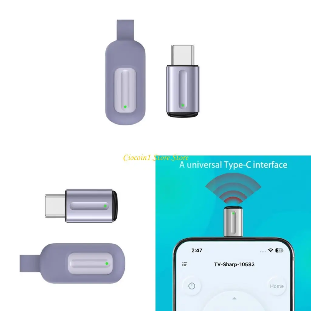 

A3PC Intelligent Remote Controller Adapter For Type C Phones With Wide Compatibility