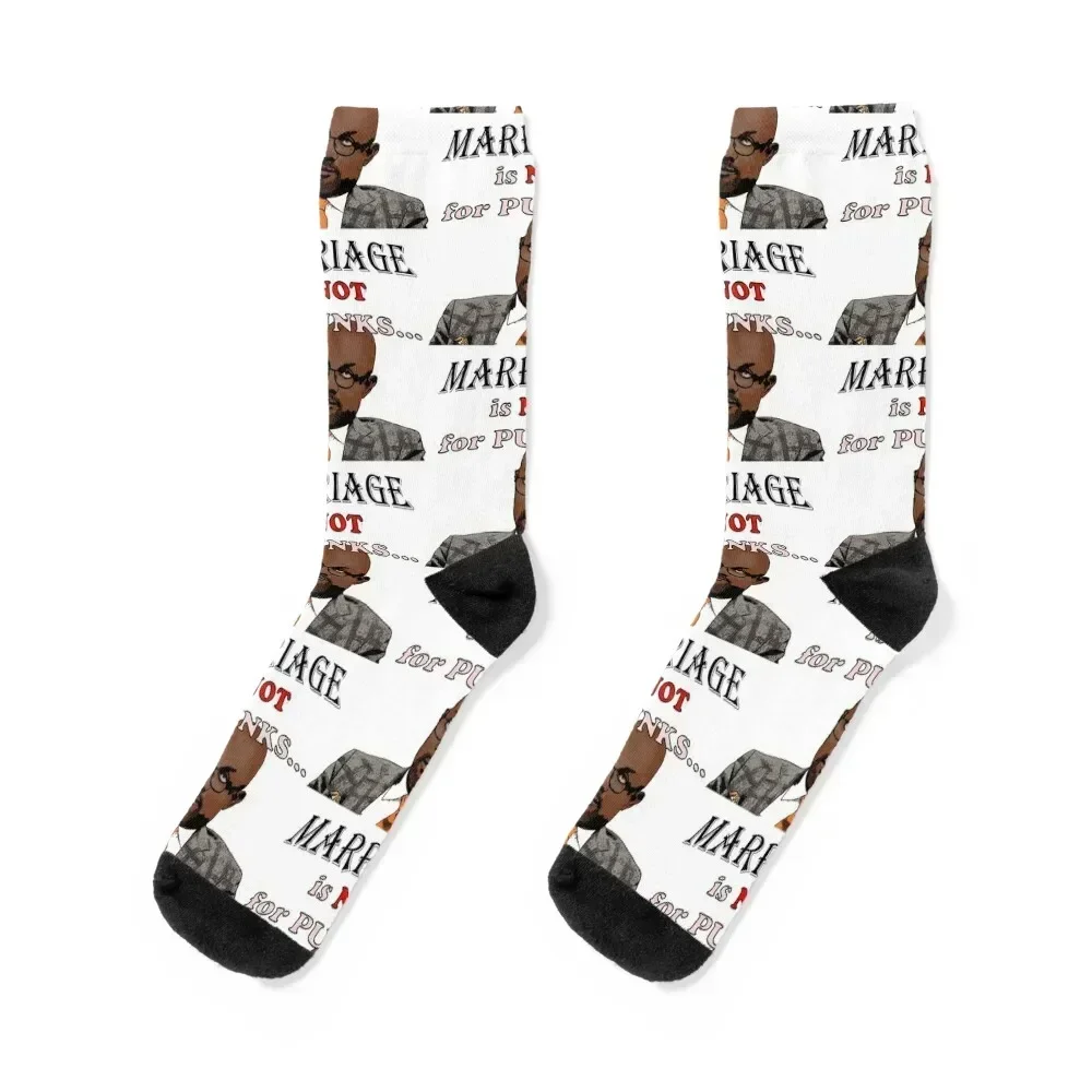 

Pastor Cal Married at first sight Socks floor hiking with print Socks For Man Women's