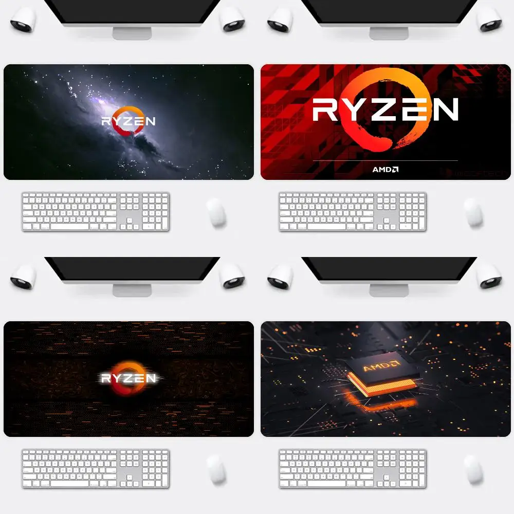 Game A-AMD Ryzenes logo Mouse Pad Cute mouse pad oversized cartoon girls desk pad wrist guard computer keyboard pad