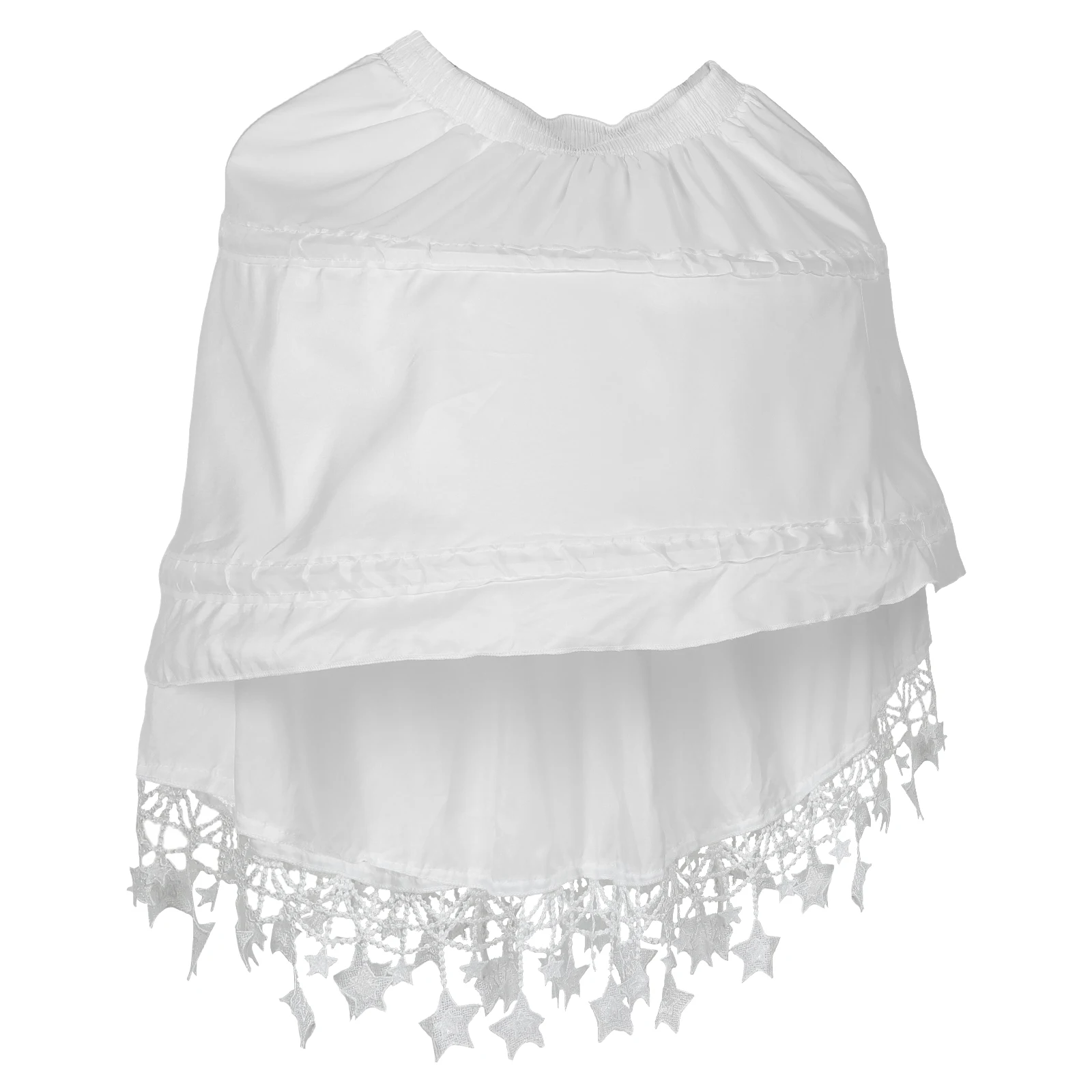

Women Victorian Petticoat Adjustable Star Skirt Summer Breathable Mesh Wedding Tulle Dress Bridal Prom Quinceanera