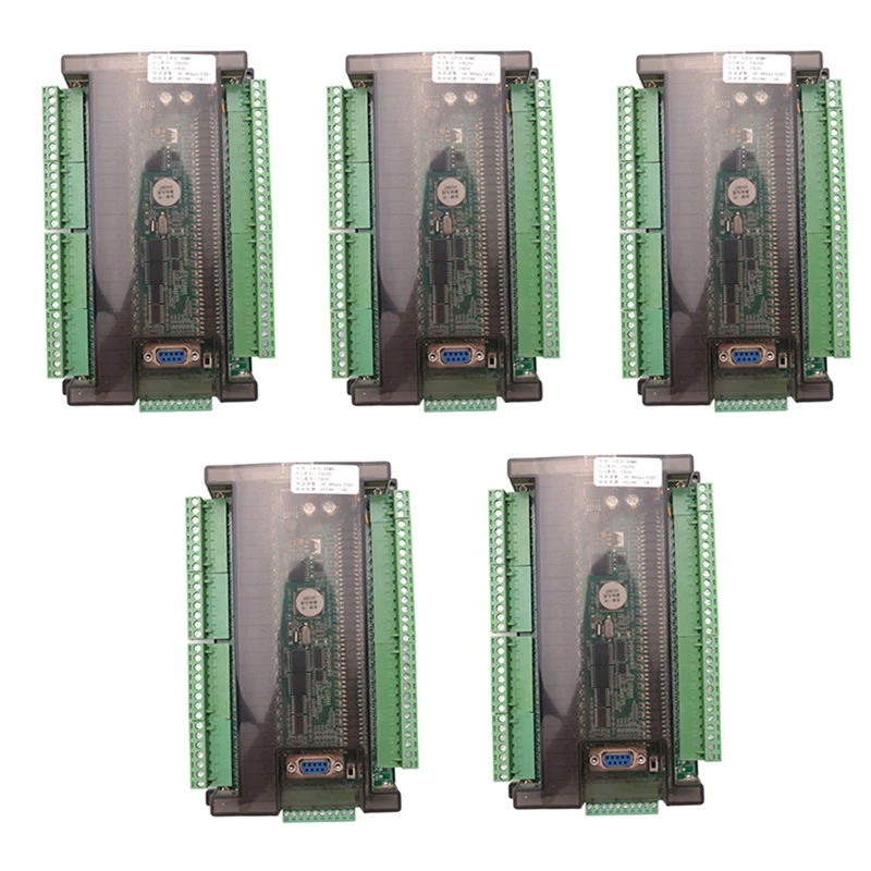 HOT SALE 5X FX3U 48MR RS485 RTC (Real Time Clock) 24 Input 24 Relay Output 6 Analog Input 2 Analog Output Plc Controller