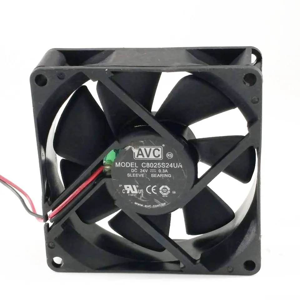 server inverter blower cooling fan 24V 0.3A inverter fan 8cm 8025 80x80x25mm 80mm for AVC 10pcs/lot