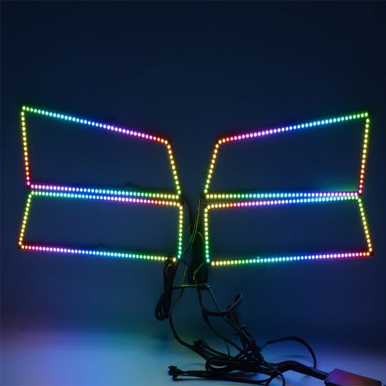 

Заводская цена 2003-2006 фар Chevrolet Silverado с комплектами Flow halos Светодиодные разноцветные фонари