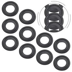 10Pcs Auto Engine Oil Drain Plug Gaskets  Black Rubber Sealing Oil Drain Plug Gasket Washer Replacement 12616850 Car Accessories